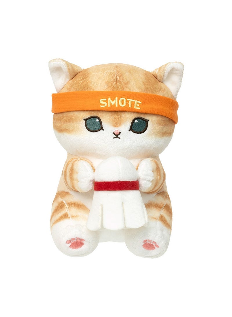 20cm Badminton Cat Plush Toy | Character Details | Soft And Cute | Cartoon Doll | Suitable As A Gift For Children Over 3 Years Old - Image 1